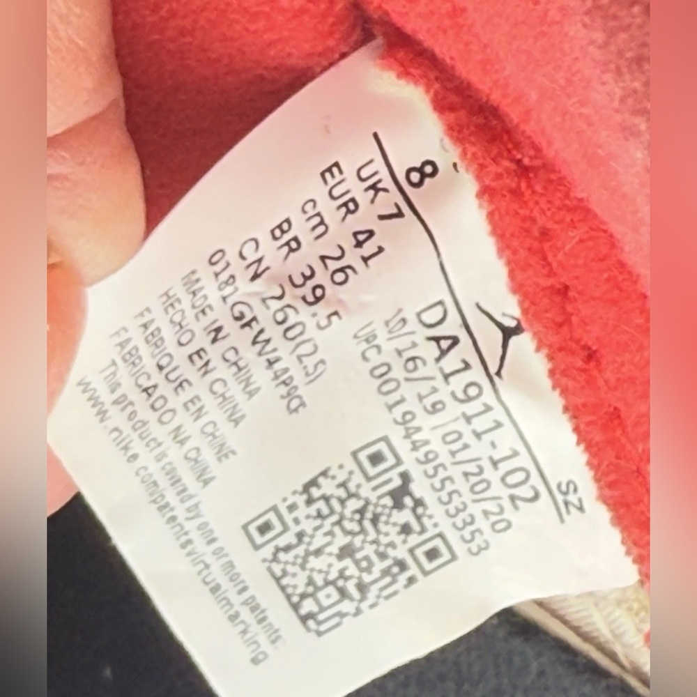 Mens Size 8 Nike Air Jordan 5 V Retro Shoes Fire
Red Silver Tongue 2020 PROJECT - Picture 10 of 10